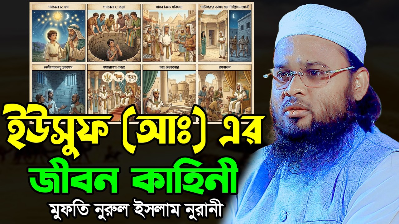 ইউসুফ (আঃ) এর জীবন কাহিনী | নূরুল ইসলাম নূরানী নতুন ওয়াজ ২০২৬ | Mufti Nurul Islam Nurani Waz 2026