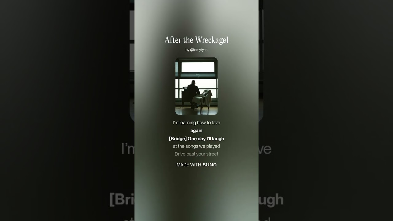 After the Wreckage1(Official Lyric Video) / AI Female Vocal Ballad癒やし、心地よい、AI音楽