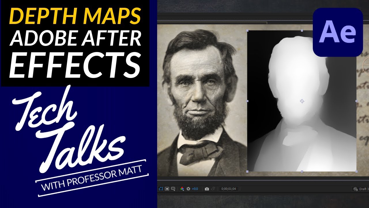 Tech Talks: Creating 3D Illusions from 2D Images: Depth Maps in Adobe After Effects | Tutorial