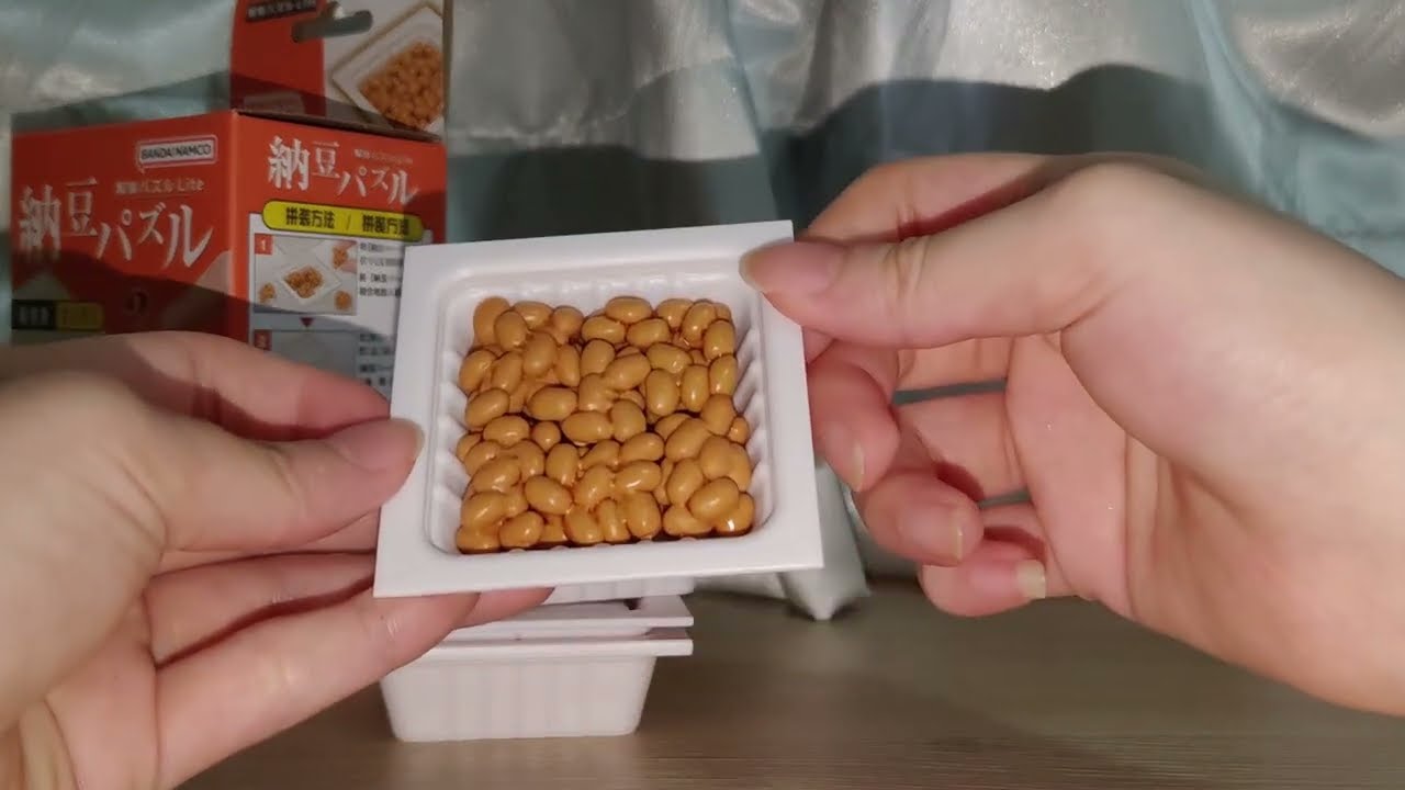 ［開箱］食物拼圖~~簡單款//納豆&大蒜~比看上去簡單呢!