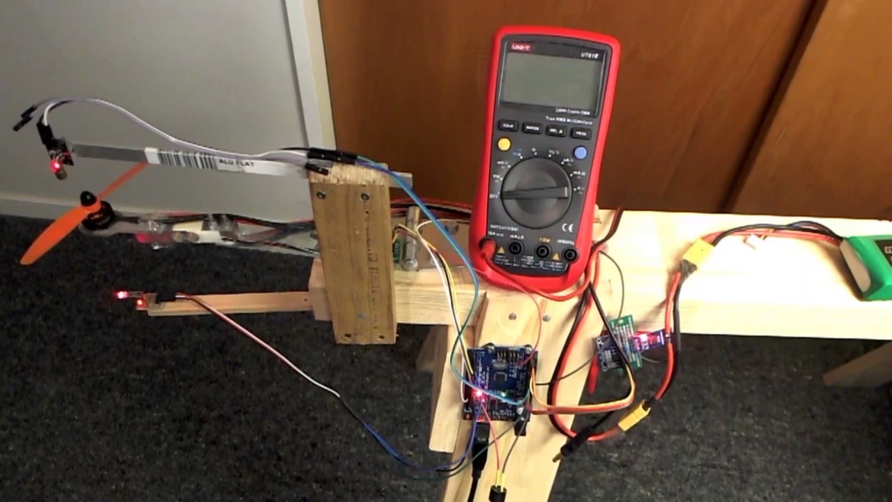 Arduino DIY thrust test stand (howto)