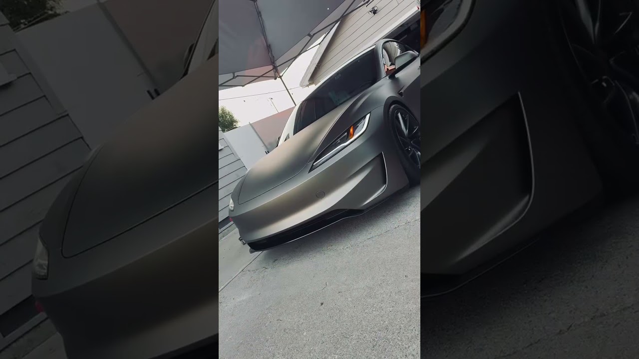 2025+ Tesla Model 3 Performance Highland Auto-Frunk with RGB Frunk LED Lighting. @Socal_teslaruns