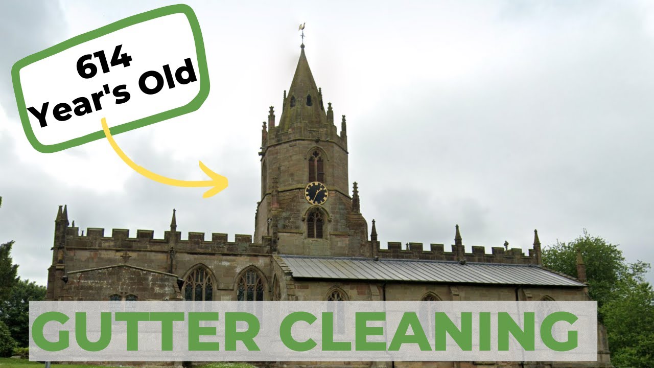Gutter Cleaning | 614 Year Old Church!
