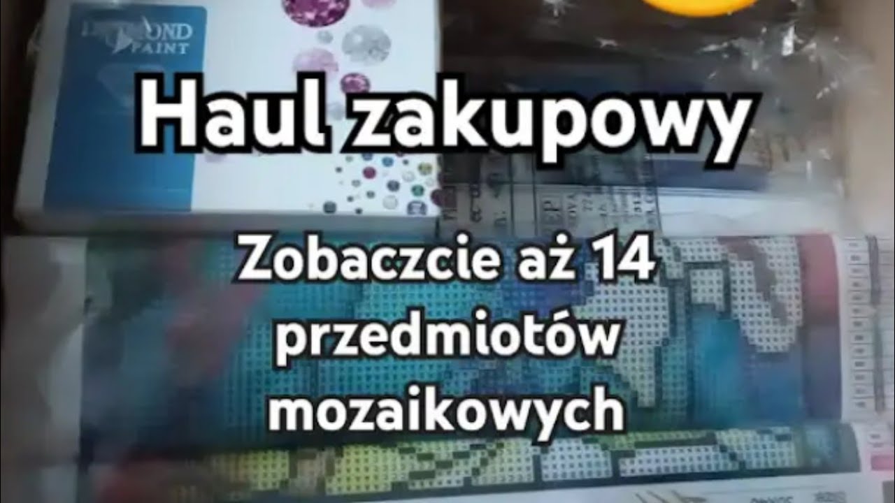 Mozaikowy haul zakupowy z OLX! Super tanio i super jakość 💎💗 #haftdiamentowy #diamondpainting