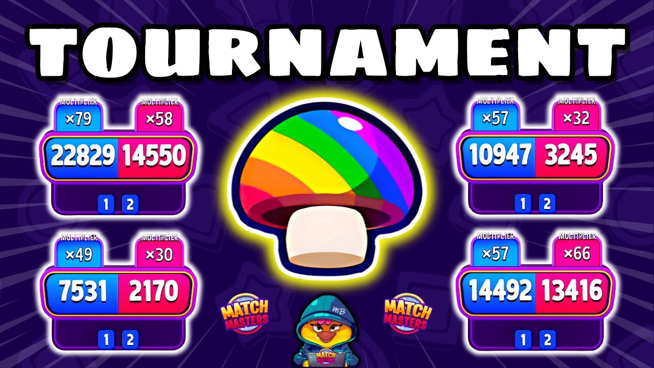 INTENSE MIGHTY MUSHROOMS 16 PPL TOURNAMENT🔥 MATCH MASTERS