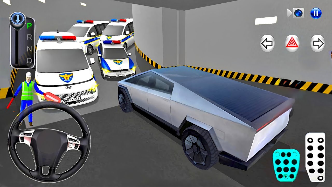 Tesla Cybertruck Stuck in Parking Garage🚙⚡ Subway Travel | 3D Driving Class 2025 - Android Gameplay🎮