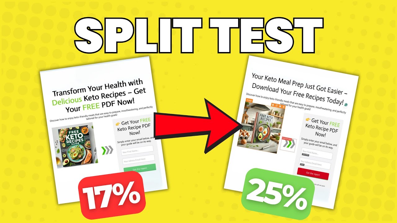 Systeme.io SPLIT TEST Landing Page (Step by Step)
