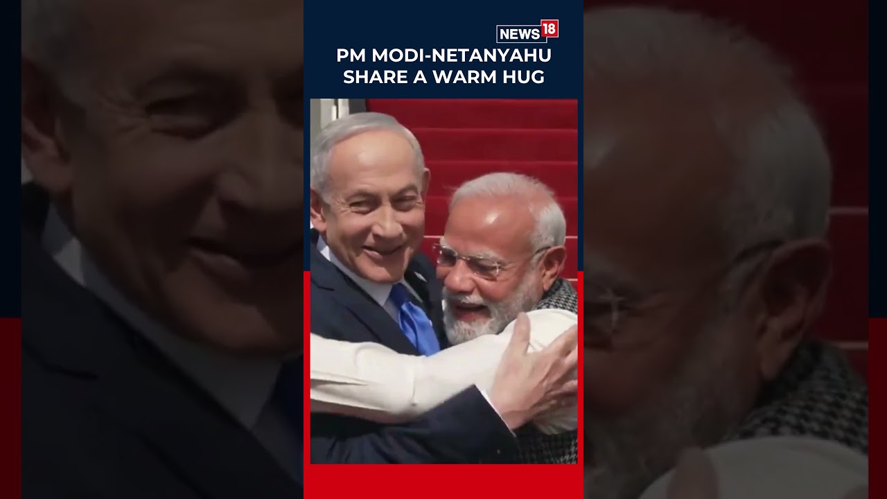 PM Modi Hugs Netanyahu After Landing in Tel Aviv for Israel Visit | PM Modi In Israel | N18S