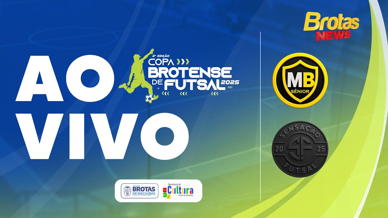 MULTIBOM SENIOR X SENSAÇÃO | AO VIVO | COPA BROTENSE DE FUTSAL 2025