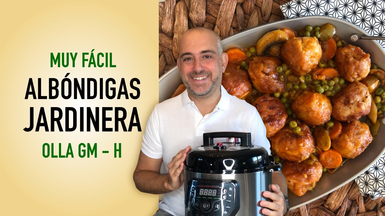 🌟Albóndigas a la Jardinera🌟 en Olla GM modelo H - Receta fácil paso a paso