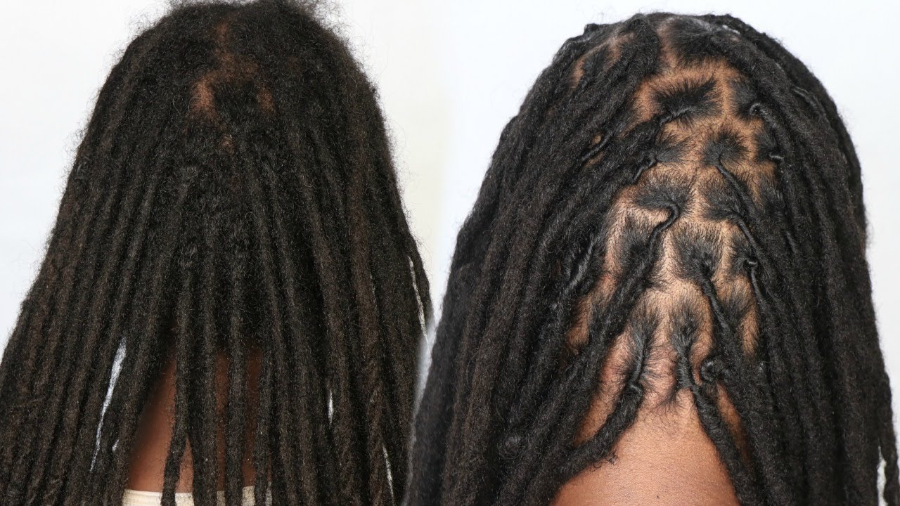 How To Retwist Long Locs * NO CLIPS * Transformation