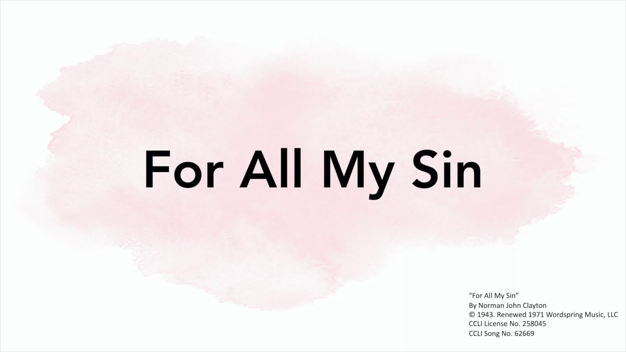 For All My Sin
