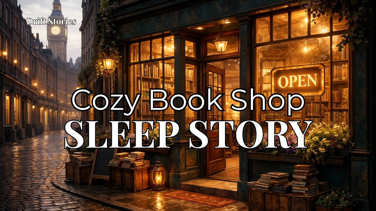 ADULT BEDTIME STORY | A New Life Owning a BOOK SHOP | Drift Stories