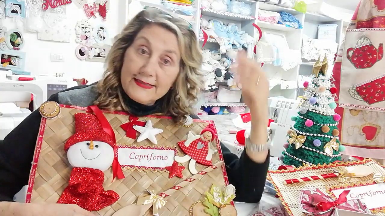 Il Baule Della Nonna con sottopiatto un copriforno.