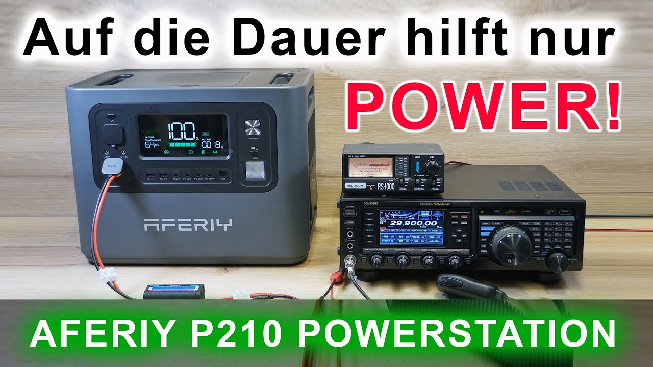 Aferiy P210 Powerstation: Alle Daten und Fakten! Mit App u. Bluetooth 🤩  #AFERIY #blackout #solar