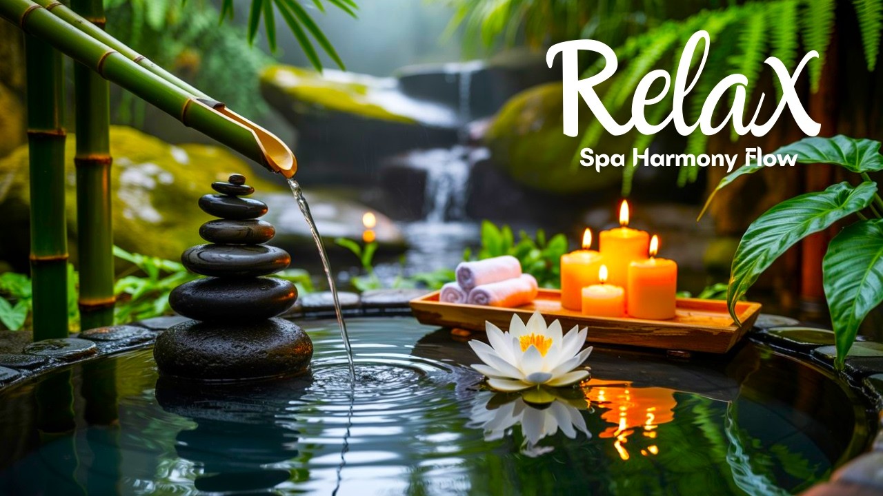 Zen Spa Music 🍃 | Mori no Komorebi – Piano & Water Ambience for Total Relaxation 🌸