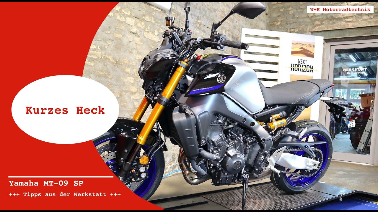 Kurzer Kennzeichenträger - Kurzes Heck - Yamaha MT-09 SP