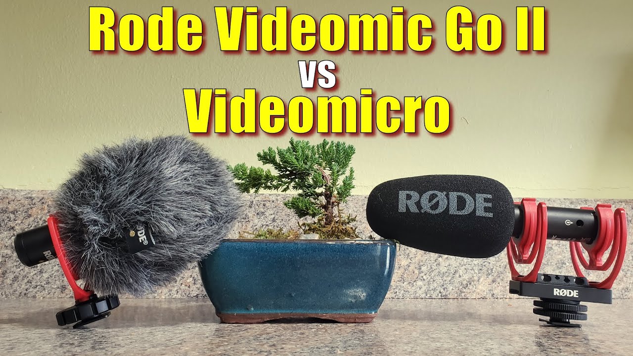 Rode Videomic Go II Compared to Videomicro