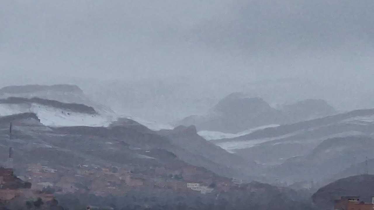 بانوراما بومالن دادس  .. أجواء رائعة 🌨🌨 إقليم تنغير 