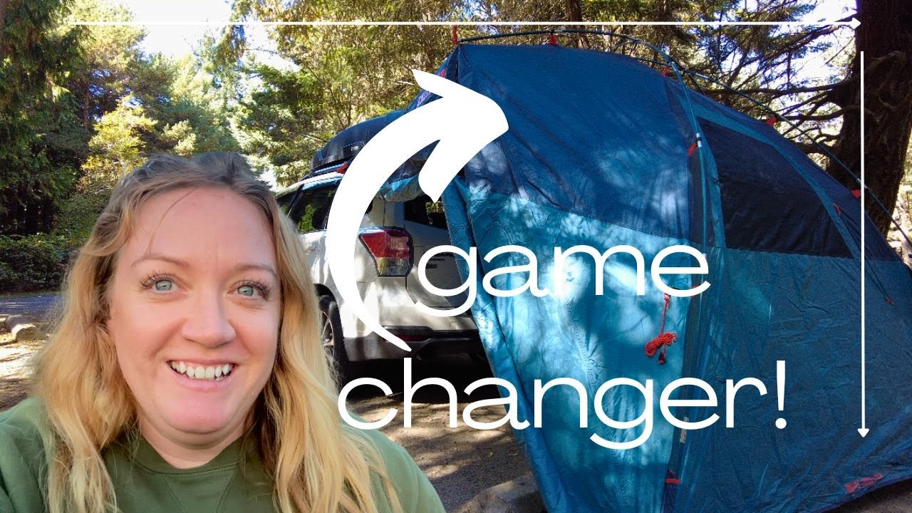 New Car Tent! | Subaru Forester Camping Set Up