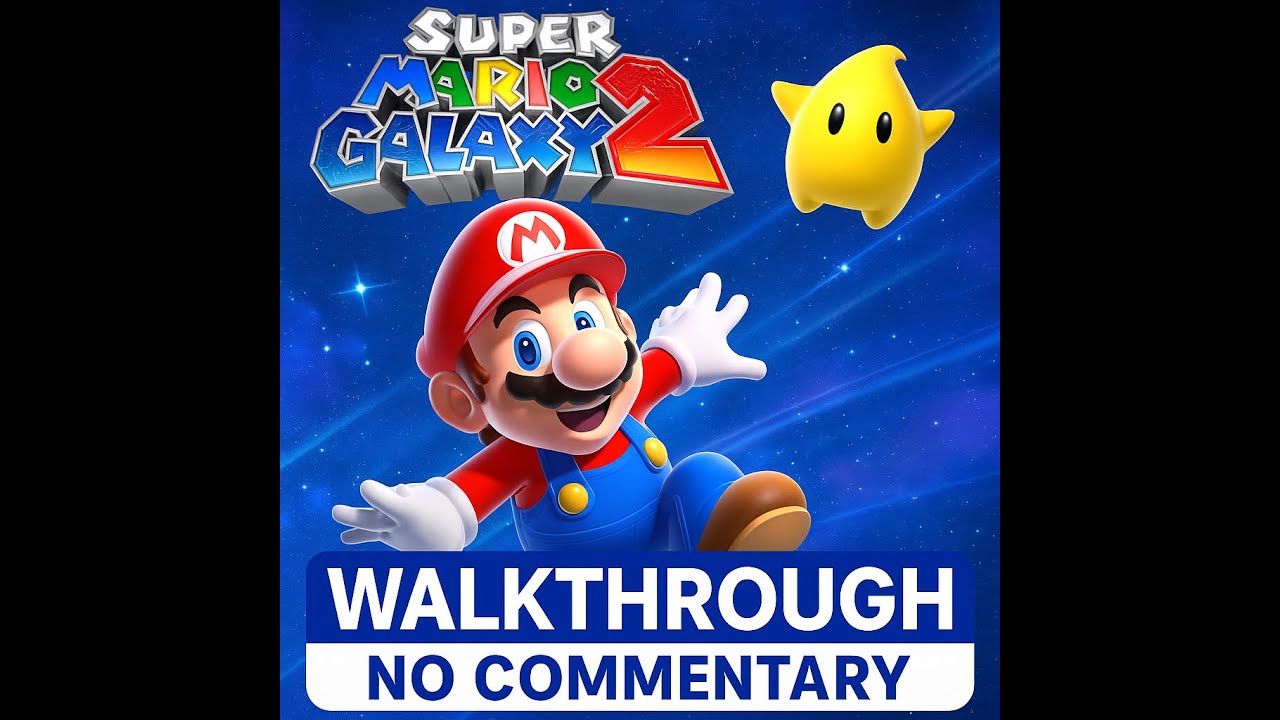 Super Mario Galaxy 2 PART 1 Walkthrough (No Commentary) - Vertical