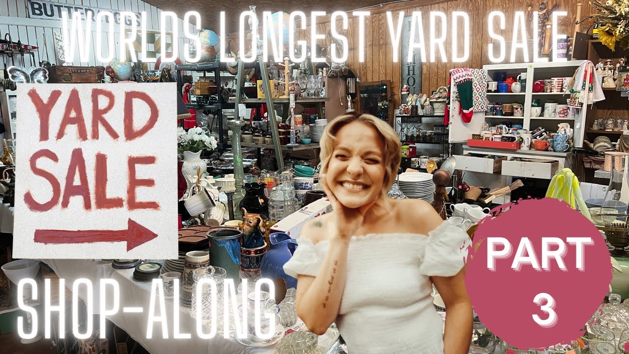 PART 3 Shop-Along Of The Worlds Longest Yardsale. I FOUND A HOLY GRAIL!!