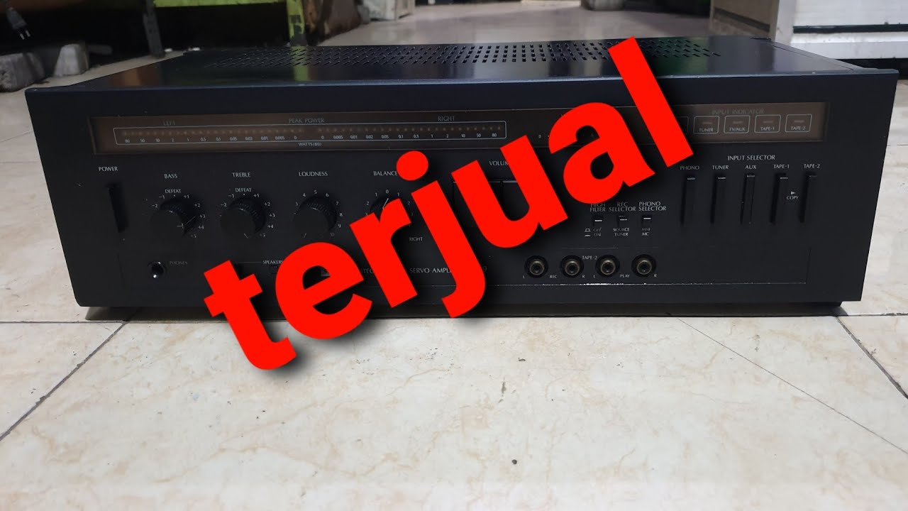 Tes power amplifier vintage sansui A-9 stereo intergrated made in japan 