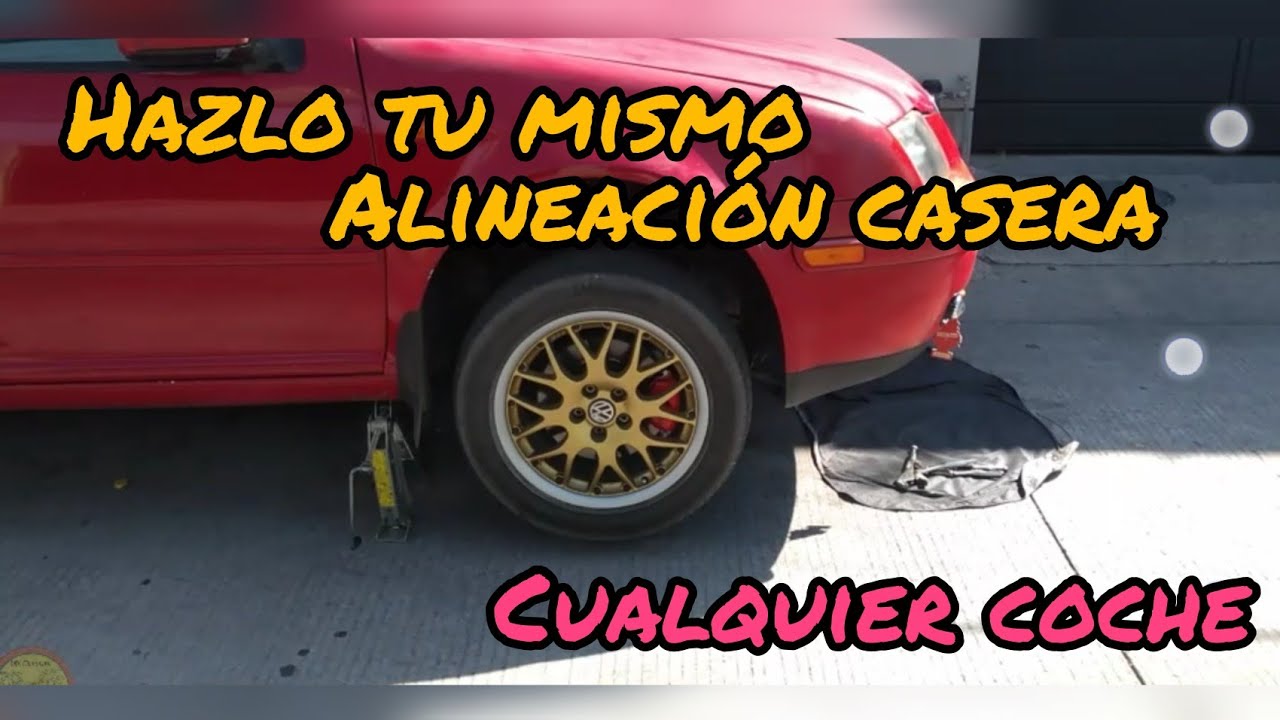 Cómo alinear la suspensión de tu coche Jetta A4 método casero muy efectivo y sencillo hazlo tu mismo