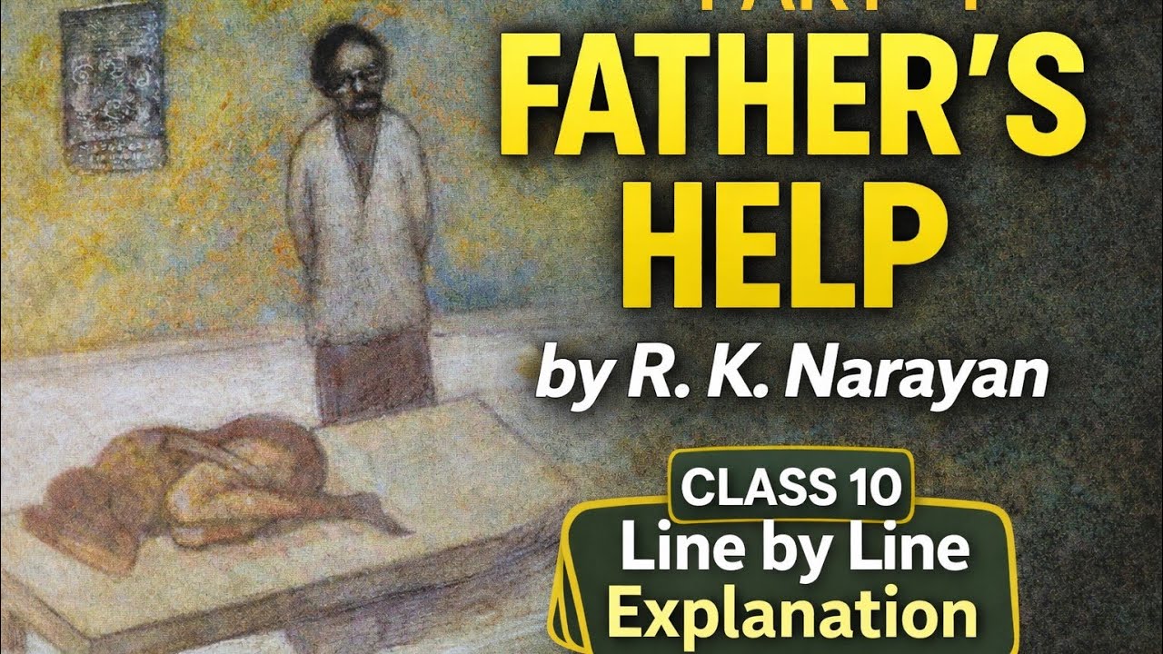 FATHER'S HELP BY R.K.NARAYAN / CLASS 10 / LINE BY LINE BENGALI MEANING ...
