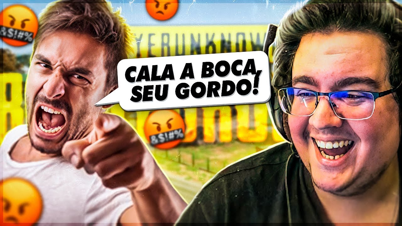 OS INIMIGOS ESTÃO TILTADOS NO PUBG 😂