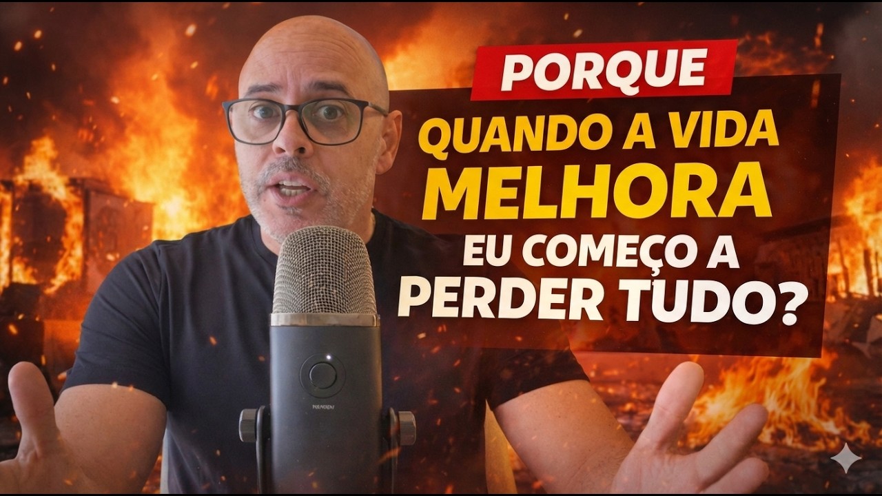 Porque quando a vida melhora eu começo a perder tudo?