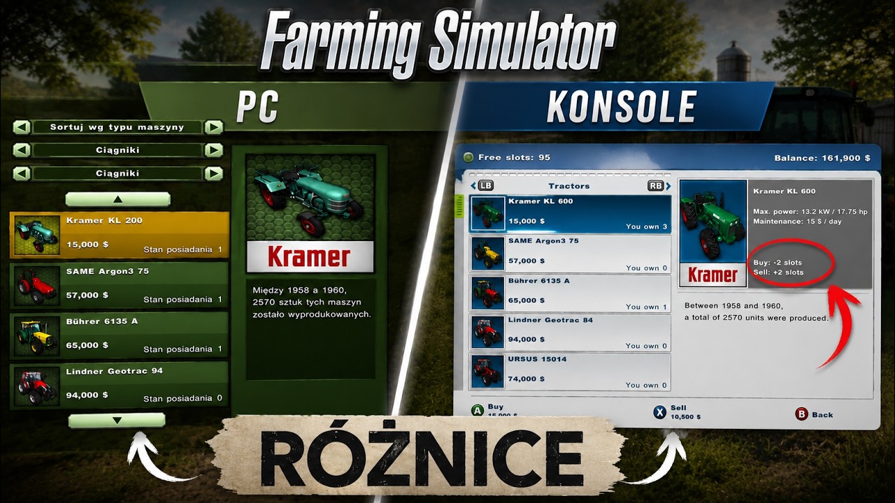 FARMING SIMULATOR ON PC VS CONSOLE!