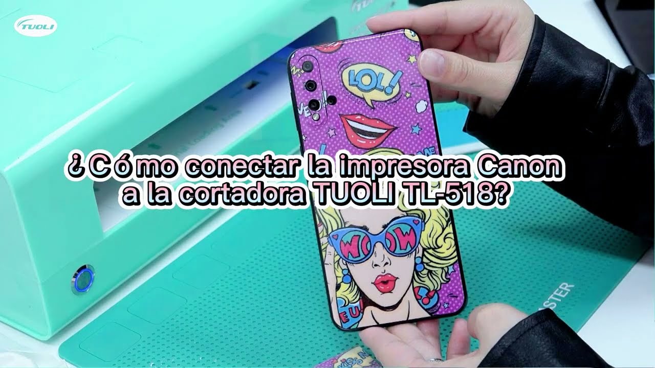 &iquest;C&oacute;mo conectar la impresora Canon G580 a la cortadora TUOLI TL-518?