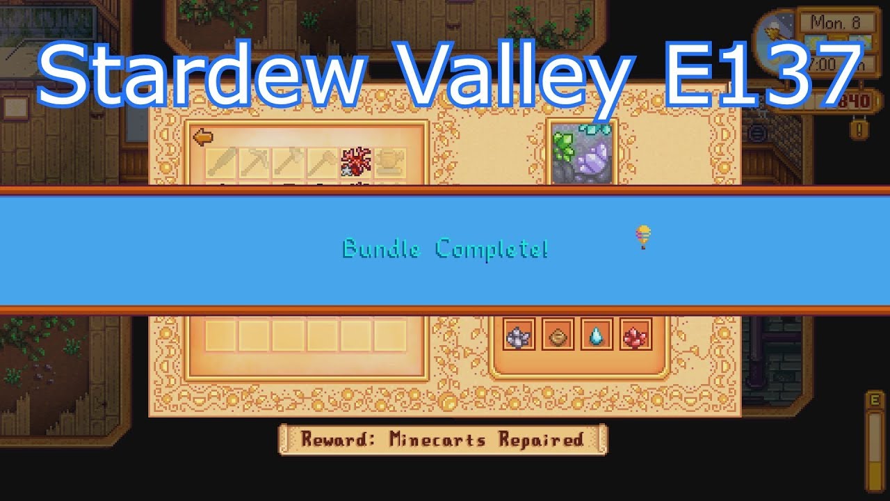 Stardew Valley E137: Geologist's Bundle & Social Networking