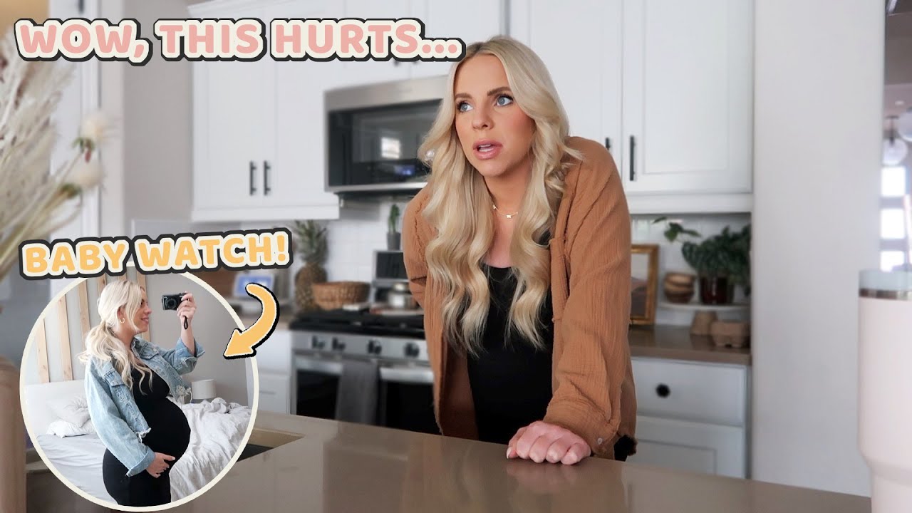Ok, This Is PAINFUL! 😰 38 Weeks Pregnant & On BABY WATCH! / Caitlyn Neier