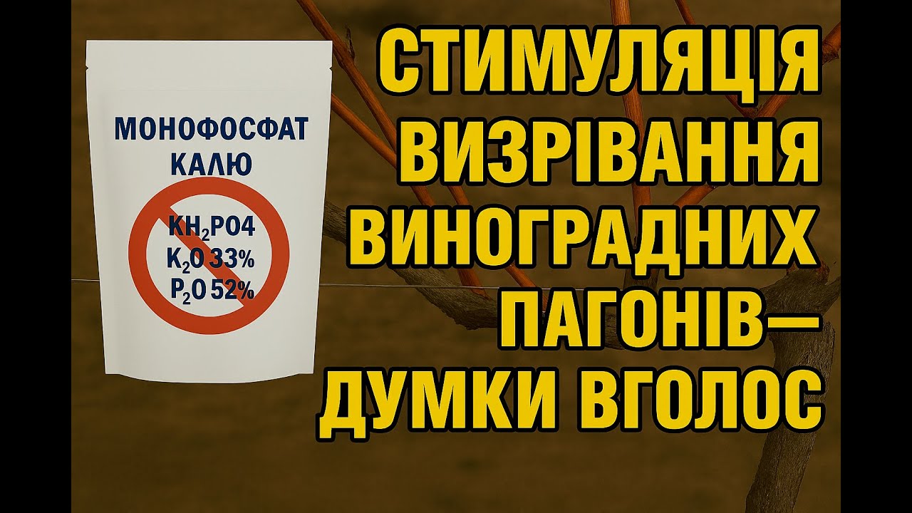 Таємниці успішної стимуляції визрівання лози винограду - думки вголос
