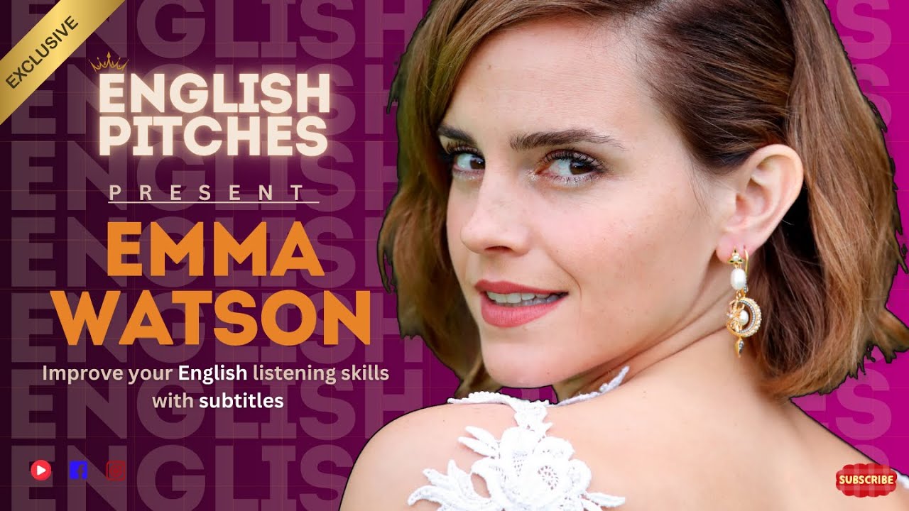English Pitch | Emma Watson's SHOCKING Gender Equality Speech! (With English Subtitles)