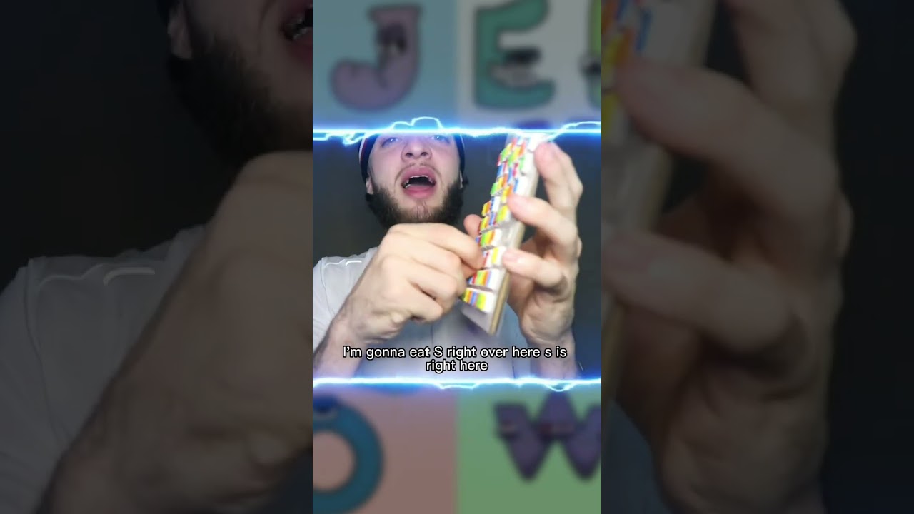 DO NOT EAT ALPHABET LORE CANDY!! *ALPHABET LORE TRANSFORM INTO CANDY* #shorts #alphabetlore #candy