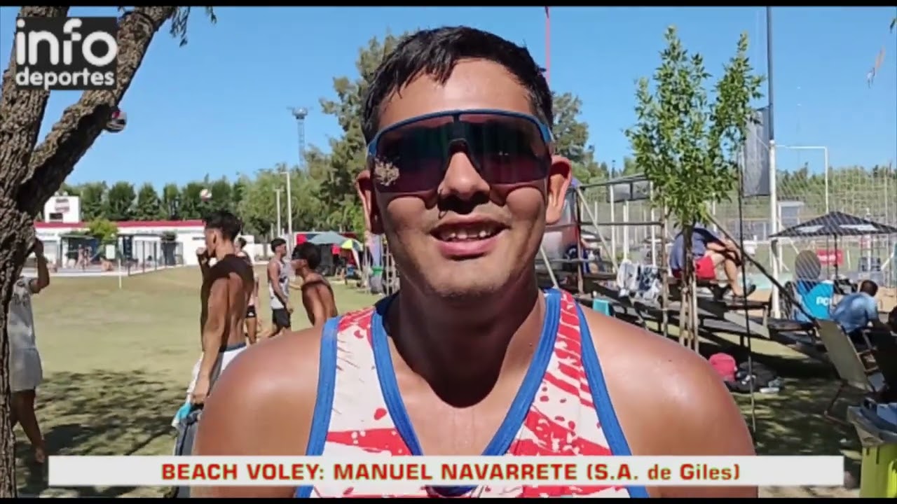 BEACH VOLEY: MANUEL NAVARRETE FUE PROTAGONISTA EN LA FECHA DEL ARGENTINO QUE SE REALIZO EN FRONTON.