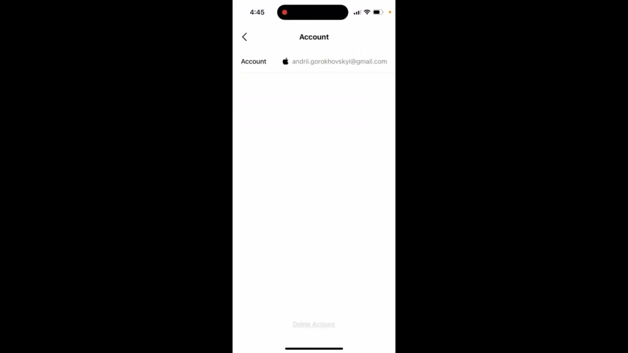 How to delete MEEFF account