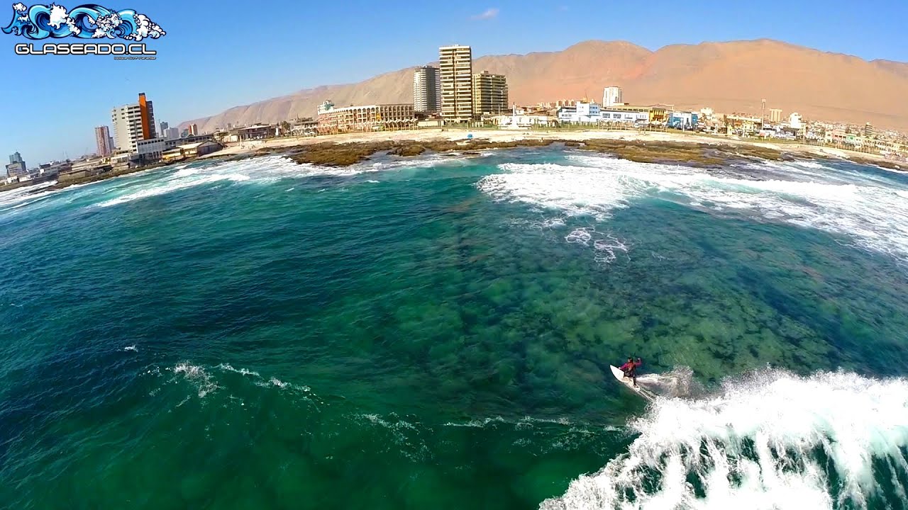 Las Urracas, Iquique Chile. Surf vista aerea por drone - Mie 12 Nov 2014 - Glaseado.cl