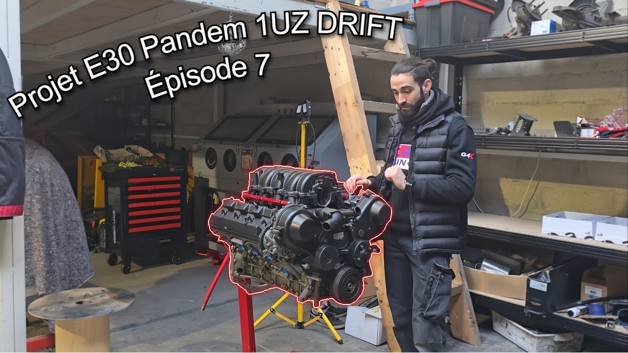 Projet E30 Pandem 1UZ DRIFT - Épisode 7 | Le V8 est bientôt fini !