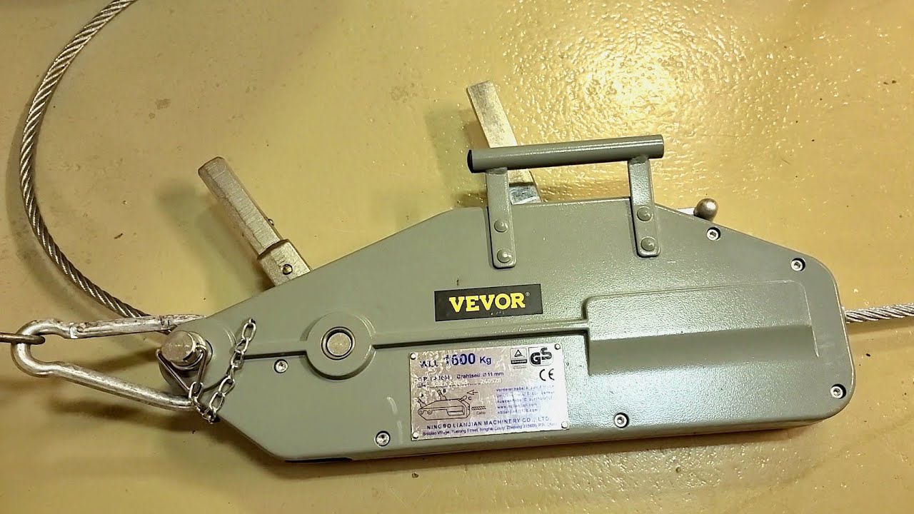 How to Load a Cable/Rope into the VEVOR Rope Puller