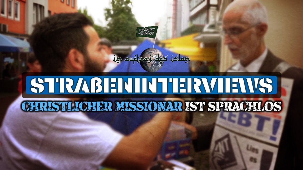 Straßeninterviews ᴴᴰ┇Christlicher Missionar ist sprachlos