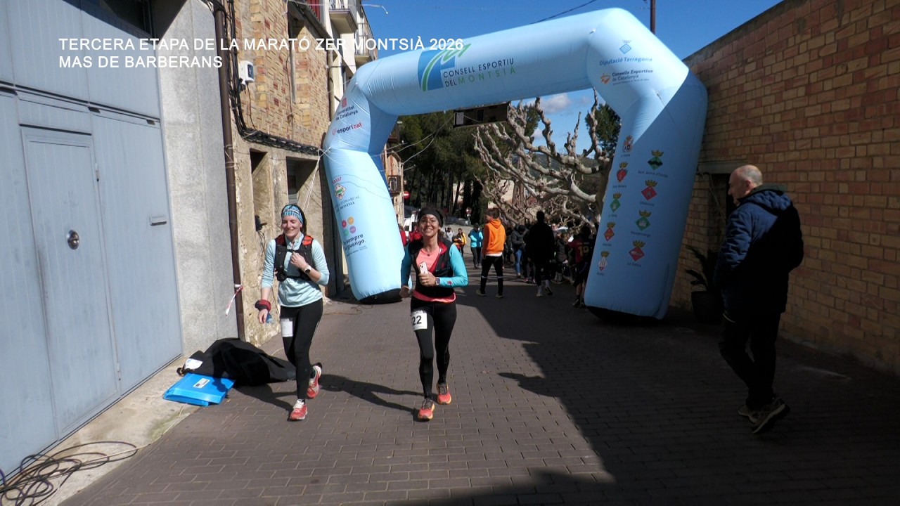Tercera etapa de la Marató ZER Montsià 2026 a Mas de Barberans