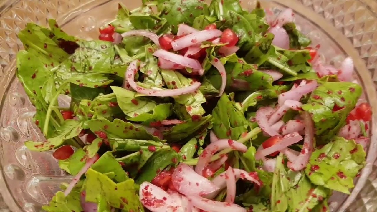 Rocket Salad l Jarjeer Salad l Arugula Salad l Arabic Salad l Refreshing Salad l Healthy Recipe