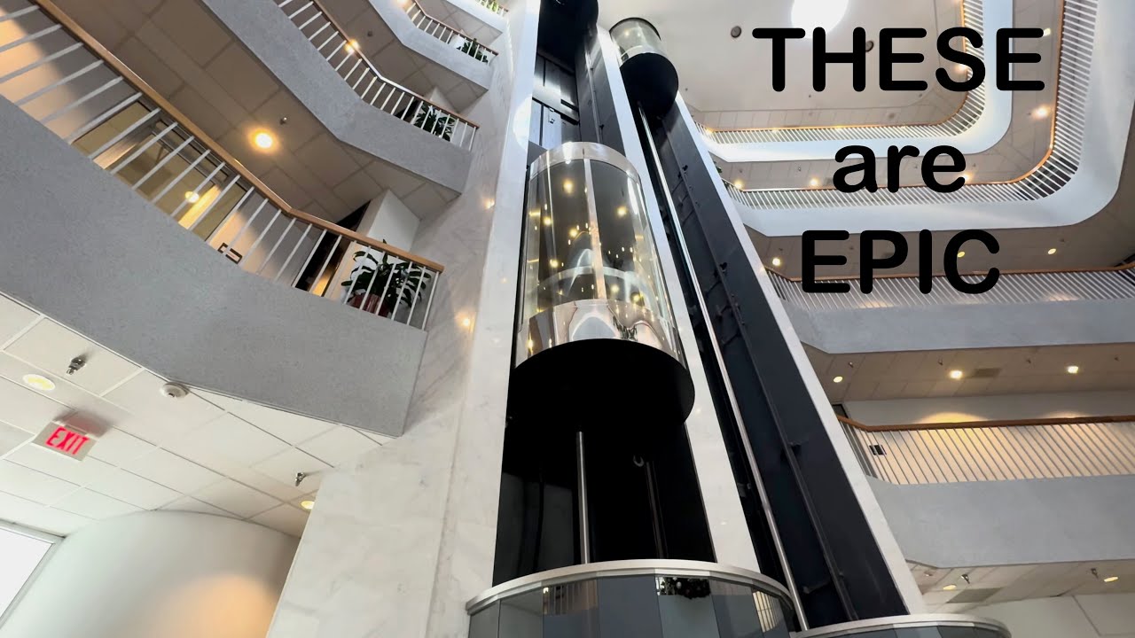 TOTALLY EPIC Glass Elevators in College Station Texas with AMAZING motor