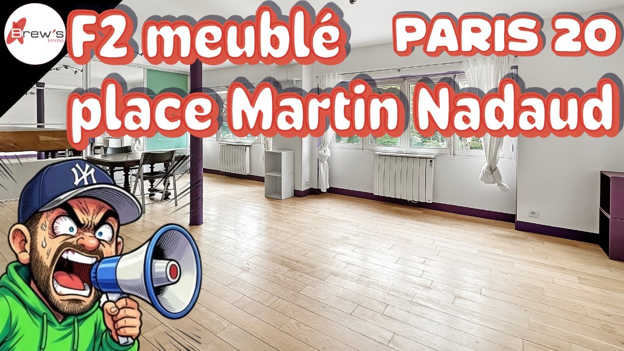 Visite Exclusive : F2/3 meublé Place Martin Nadaud, Paris 20ème - Un Bijou en Plein Cœur de Paris!