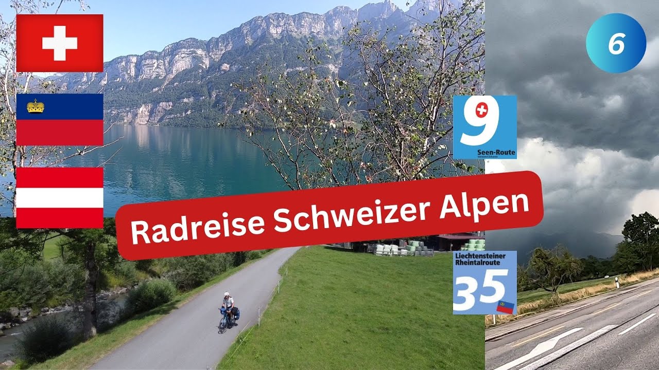 Radreise Schweizer Alpen | #06: Fulminanter Abschluss - Seenroute und Wetterkapriolen