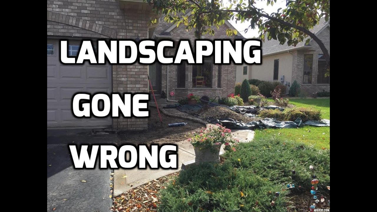 How to make $2000 Even on a Landscape Design  (gone wrong)